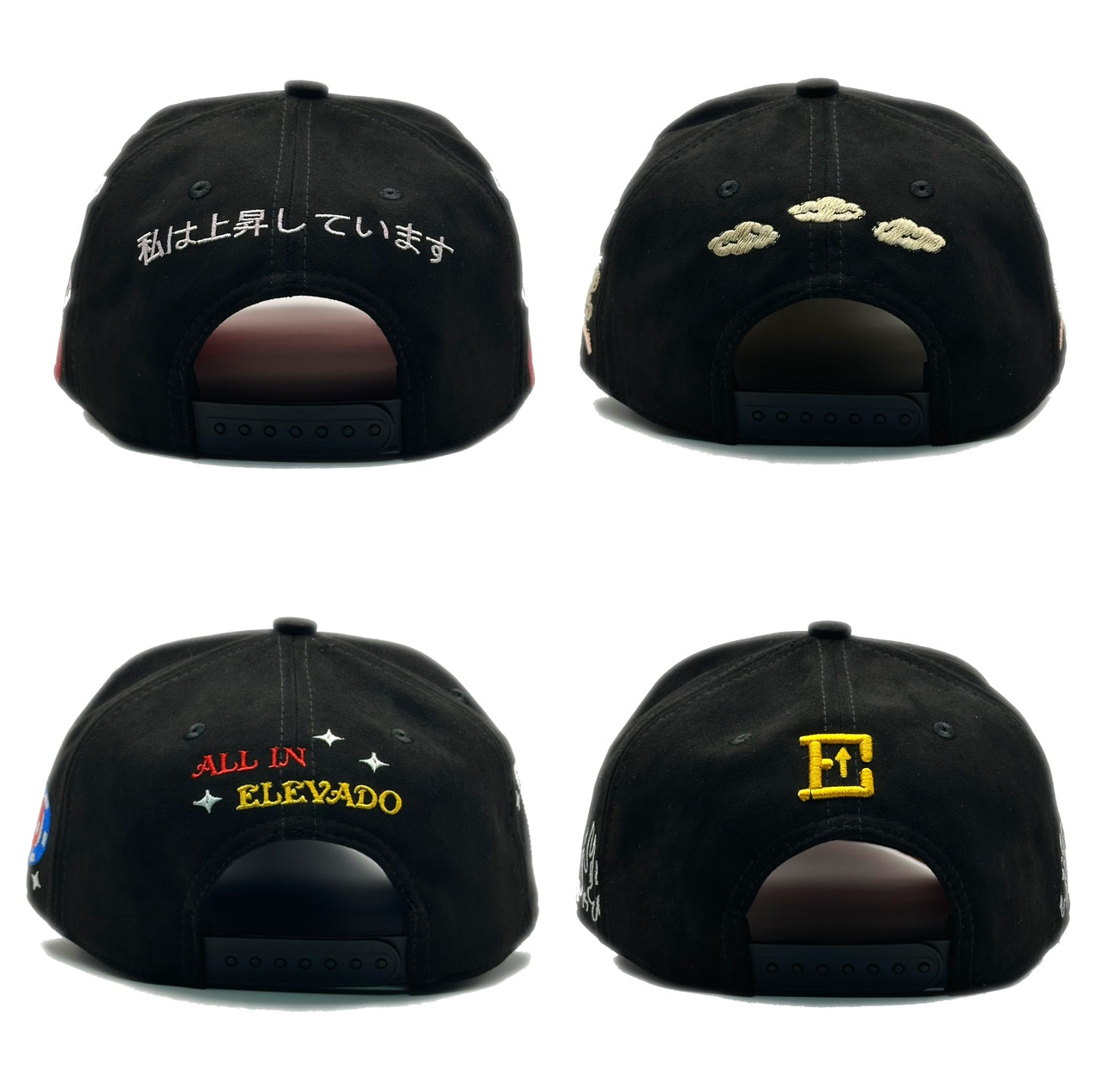 Paquete completo de 4 gorras Elevado (limitado)