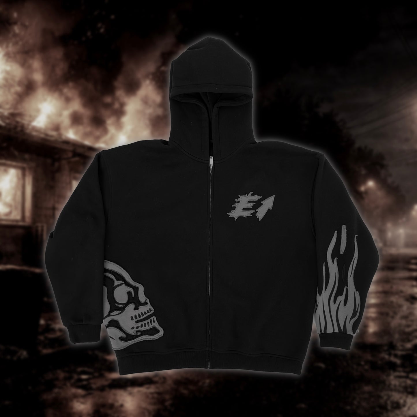 Hoodie “skull patch" (preventa)