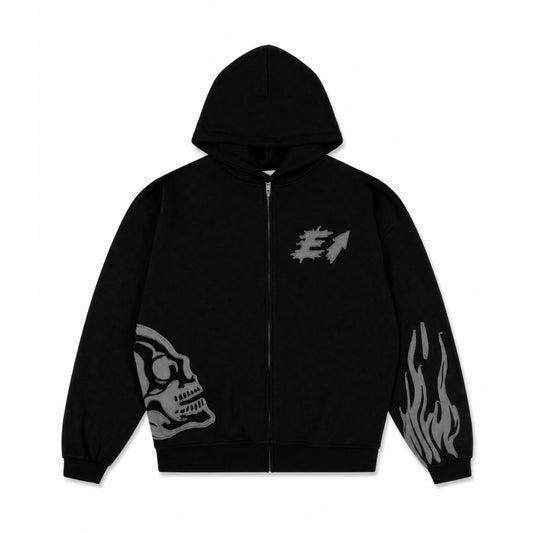 Hoodie “skull patch"